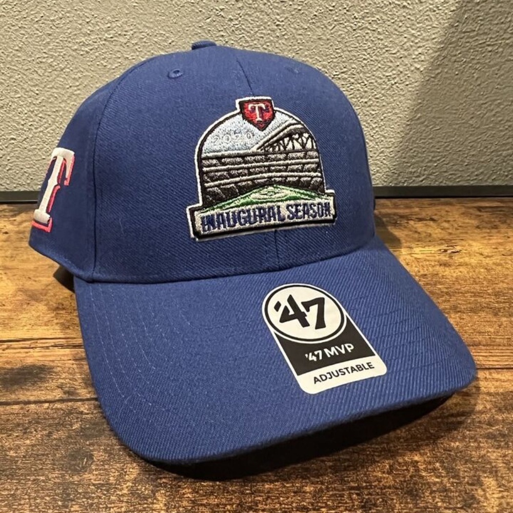 47' Brand MVP Texas Rangers Hat 2020 Inaugural Strapback Baseball Cap